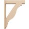 Ekena Millwork 5 1/2-in W x 22-in D x 30-in H Funston Block Rough Cedar Woodgrain TimberThane Outlooker, Primed Tan OUTUR055X22X30FST44RCPR - alternate 5